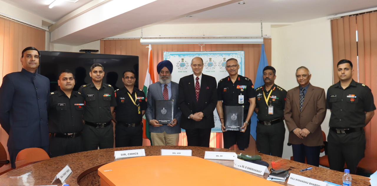 The Corps of Engineers and USI-CMHCS signed an MoU